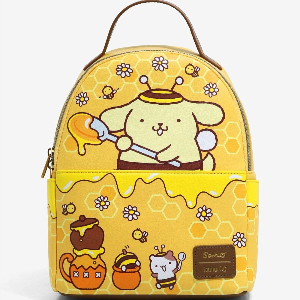 Sanrio Pompompurin Honey Loungefly Mini Backpack NEW OUT OF STOCK item